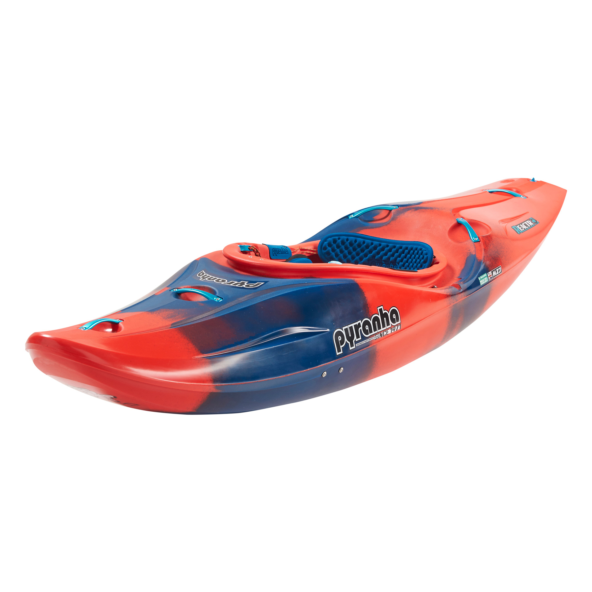 The Pyranha ReactR whitewater kayak at Toros-Outdoors